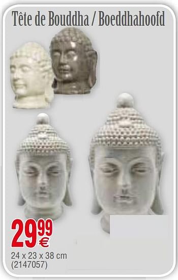 Promoties Tête de bouddha - boeddhahoofd - Huismerk - Cora - Geldig van 12/03/2019 tot 25/03/2019 bij Cora
