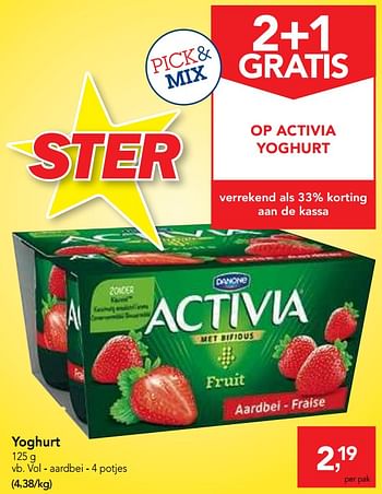 Promoties Yoghurt vol - aardbei - Danone - Geldig van 13/03/2019 tot 26/03/2019 bij Makro