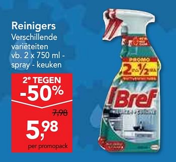 Promoties Reinigers spray - keuken - Bref - Geldig van 13/03/2019 tot 26/03/2019 bij Makro