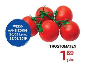 Promoties Trostomaten - Huismerk - Alvo - Geldig van 13/03/2019 tot 26/03/2019 bij Alvo