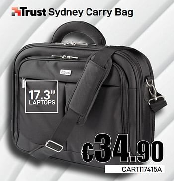 Promoties Sydney carry bag - Trust - Geldig van 08/03/2019 tot 07/04/2019 bij Compudeals