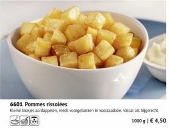 Promotions Pommes rissolées - Produit maison - Bofrost - Valide de 01/03/2019 à 29/09/2019 chez Bofrost