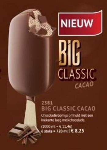 Promoties Big classic cacao - Huismerk - Bofrost - Geldig van 01/03/2019 tot 29/09/2019 bij Bofrost