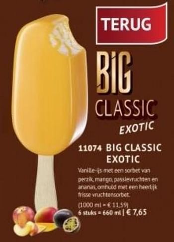 Promotions Big classic exotic - Produit maison - Bofrost - Valide de 01/03/2019 à 29/09/2019 chez Bofrost