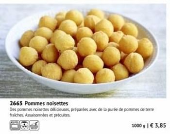 Promotions Pommes noisettes - Produit maison - Bofrost - Valide de 01/03/2019 à 29/09/2019 chez Bofrost