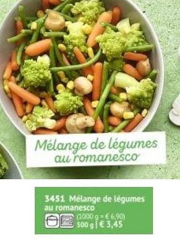 Promotions Mélange de légumes au romanesco - Produit maison - Bofrost - Valide de 01/03/2019 à 29/09/2019 chez Bofrost