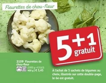 Promotions Fleurettes de chou-fleur - Produit maison - Bofrost - Valide de 01/03/2019 à 29/09/2019 chez Bofrost