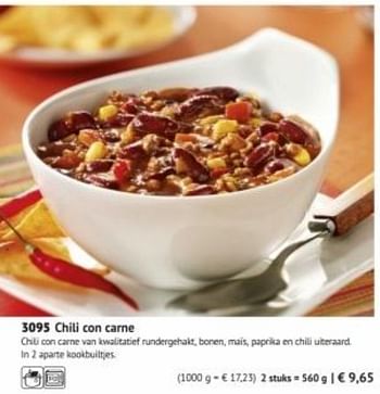 Promoties Chili con carne - Huismerk - Bofrost - Geldig van 01/03/2019 tot 29/09/2019 bij Bofrost