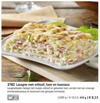 Promoties Lasagne met witloof, ham en kaassaus - Huismerk - Bofrost - Geldig van 01/03/2019 tot 29/09/2019 bij Bofrost