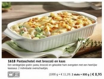 Promoties Pastaschotel met broccoli en kaas - Huismerk - Bofrost - Geldig van 01/03/2019 tot 29/09/2019 bij Bofrost
