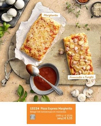 Promotions Pizza express margherita - Produit maison - Bofrost - Valide de 01/03/2019 à 29/09/2019 chez Bofrost