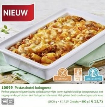 Promoties Pastaschotel bolognese - Huismerk - Bofrost - Geldig van 01/03/2019 tot 29/09/2019 bij Bofrost