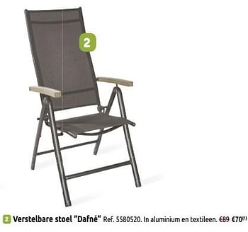 Promoties Verstelbare stoel dafné - Central Park - Geldig van 01/04/2019 tot 30/06/2019 bij Brico