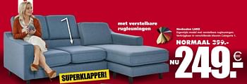 Promoties Hoeksalon luke - Huismerk - Seats and Sofas - Geldig van 18/03/2019 tot 24/03/2019 bij Seats and Sofas