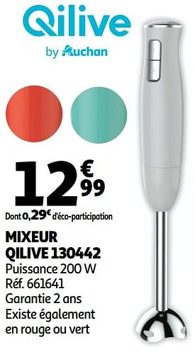 Promotions Mixeur qilive 130442 - Qilive - Valide de 13/03/2019 à 26/03/2019 chez Auchan Ronq