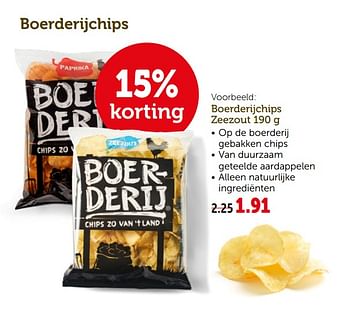Promoties Boerderijchips zeezout - Boerderij Chips - Geldig van 27/03/2019 tot 06/04/2019 bij Aveve