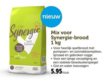 Promoties Mix voor synergie-brood - Huismerk - Aveve - Geldig van 27/03/2019 tot 06/04/2019 bij Aveve