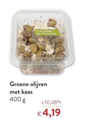 Promoties Groene olijven met kaas - Huismerk - Okay  - Geldig van 13/03/2019 tot 26/03/2019 bij OKay