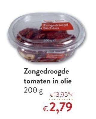 Promoties Zongedroogde tomaten in olie - Huismerk - Okay  - Geldig van 13/03/2019 tot 26/03/2019 bij OKay