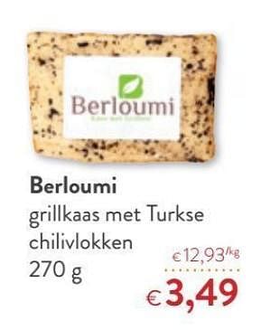 Promoties Berloumi berloumi grillkaas met turkse chilivlokken - Berloumi - Geldig van 13/03/2019 tot 26/03/2019 bij OKay