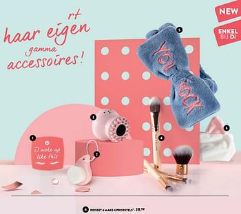 Promoties Reisset 4 make-upborstels - Huismerk - DI - Geldig van 13/03/2019 tot 26/03/2019 bij DI