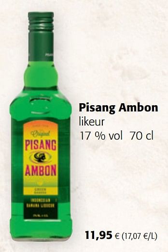 Promoties Pisang ambon likeur - Pisang  Ambon  - Geldig van 13/03/2019 tot 26/03/2019 bij Colruyt