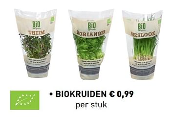 Promoties Biokruiden - Bio Organic - Geldig van 18/03/2019 tot 20/04/2019 bij Lidl