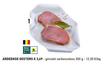 Promoties Ardeense oesters - Huismerk - Lidl - Geldig van 18/03/2019 tot 20/04/2019 bij Lidl