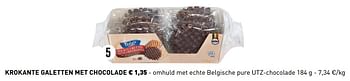 Promoties Krokante galetten met chocolade - Belgix - Geldig van 18/03/2019 tot 20/04/2019 bij Lidl