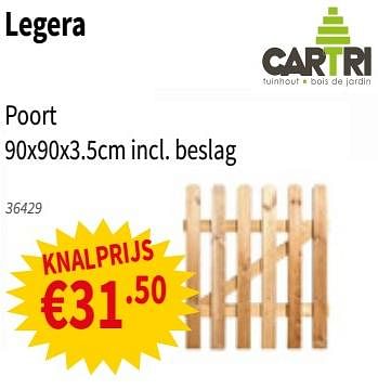 Promoties Legera poort - Cartri - Geldig van 14/03/2019 tot 27/03/2019 bij Cevo Market