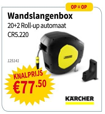 Wandslangenbox 20+2 roll-up automaat - Promotie bij Market