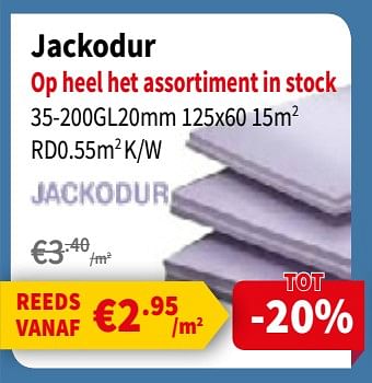 Promoties Jackodur - Jackodur - Geldig van 14/03/2019 tot 27/03/2019 bij Cevo Market