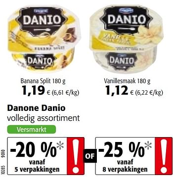 Promoties Danone danio volledig assortiment - Danone - Geldig van 13/03/2019 tot 26/03/2019 bij Colruyt