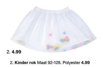 Promoties Kinder rok - Huismerk - Zeeman  - Geldig van 16/03/2019 tot 22/03/2019 bij Zeeman