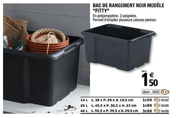 Bac & Coffre de rangement - Brico Dépôt