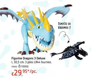 Promotions Figurine dragons 3 deluxe - Spin Master - Valide de 21/03/2019 à 22/04/2019 chez Dreamland