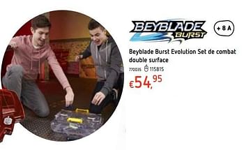 Promotions Beyblade burst evolution set de combat double surface - Beyblade - Valide de 21/03/2019 à 22/04/2019 chez Dreamland