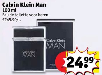 Promoties Calvin klein man edt - Calvin Klein - Geldig van 19/03/2019 tot 24/03/2019 bij Kruidvat