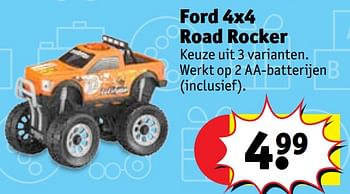 Promoties Ford 4x4 road rocker - Huismerk - Kruidvat - Geldig van 19/03/2019 tot 24/03/2019 bij Kruidvat