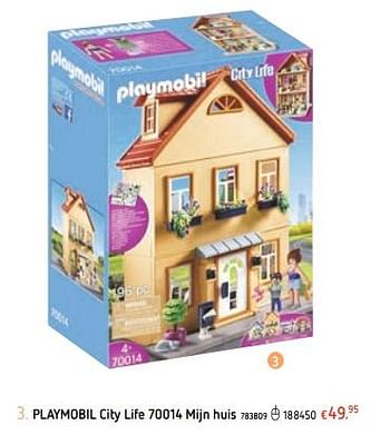 Promoties PLAYMOBIL City Life 70014 Mijn huis - Playmobil - Geldig van 21/03/2019 tot 22/04/2019 bij Dreamland