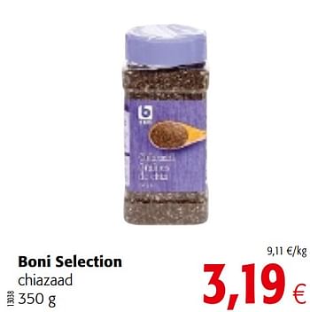 Promoties Boni selection chiazaad - Boni - Geldig van 13/03/2019 tot 26/03/2019 bij Colruyt