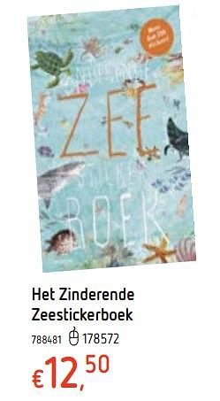 Promotions Het zinderende zeestickerboek - Produit maison - Dreamland - Valide de 21/03/2019 à 22/04/2019 chez Dreamland