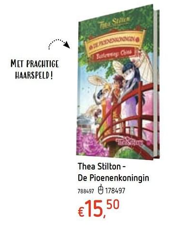 Promotions Thea stilton - de pioenenkoningin - Produit maison - Dreamland - Valide de 21/03/2019 à 22/04/2019 chez Dreamland