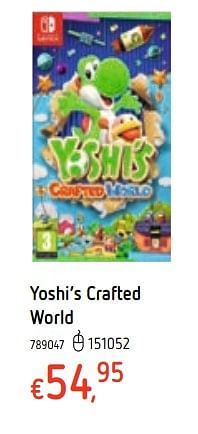 Promoties Yoshi`s crafted world - Nintendo - Geldig van 21/03/2019 tot 22/04/2019 bij Dreamland
