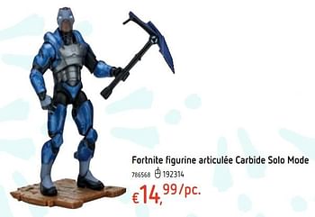 Promoties Fortnite figurine articulée carbide solo mode - Fortnite - Geldig van 21/03/2019 tot 22/04/2019 bij Dreamland