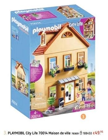 Promotions Playmobil city life 70014 maison de ville - Playmobil - Valide de 21/03/2019 à 22/04/2019 chez Dreamland