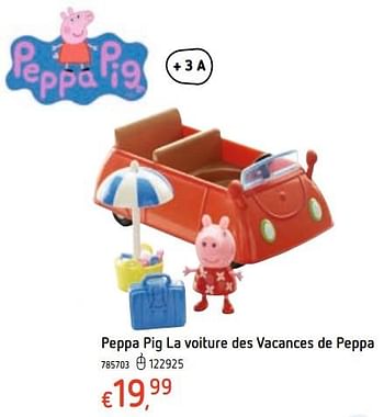 Promotions Peppa pig la voiture des vacances de peppa - Peppa  Pig - Valide de 21/03/2019 à 22/04/2019 chez Dreamland