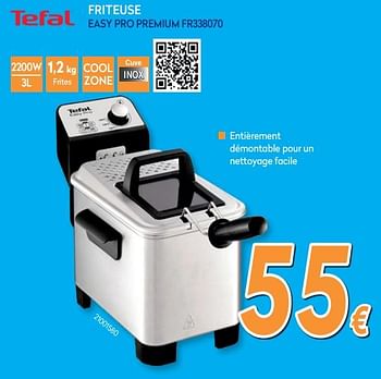 Promotions Tefal friteuse easy pro premium fr338070 - Tefal - Valide de 25/03/2019 à 24/04/2019 chez Krefel