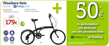 Promoties Plooibare fiets wayscral - Wayscrall - Geldig van 13/03/2019 tot 05/05/2019 bij Auto 5
