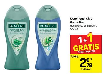 Promoties Douchegel clay palmolive - Palmolive - Geldig van 20/03/2019 tot 01/04/2019 bij Carrefour
